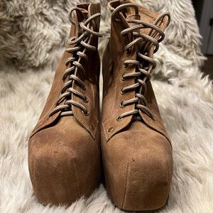Like New Jeffrey Campbell Litas, Tan, Size 6